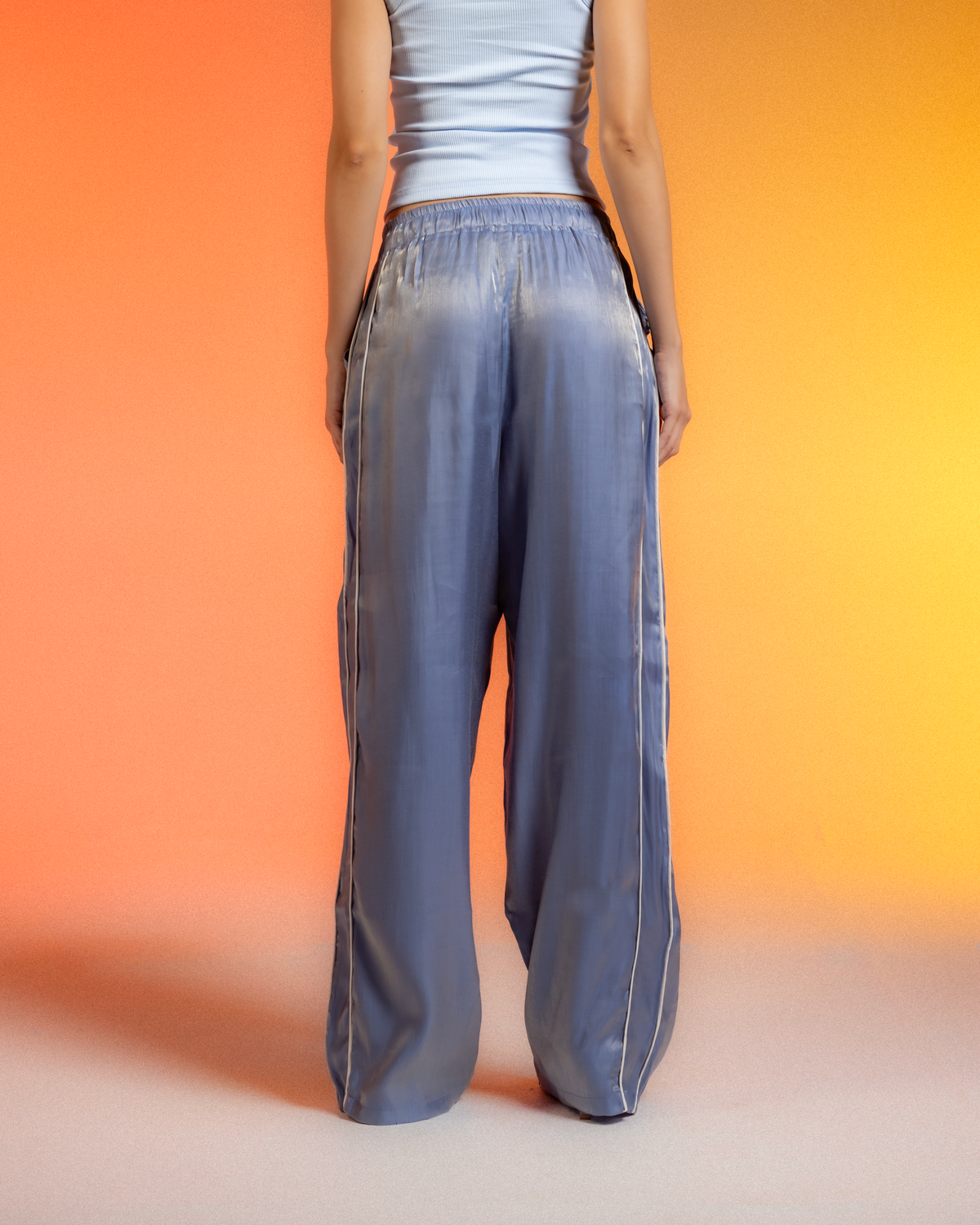 The Metallic Frame Pant