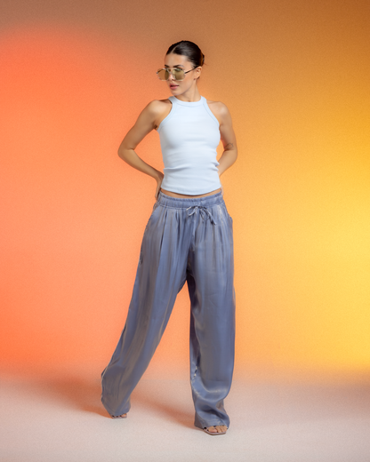 The Metallic Frame Pant