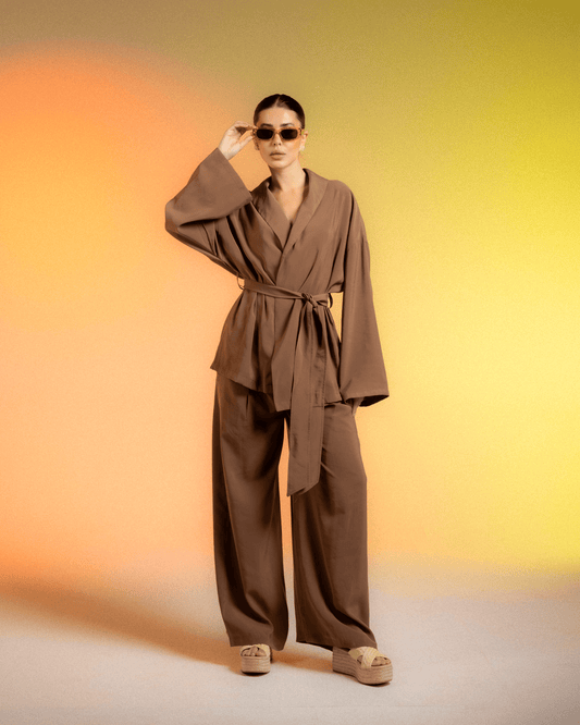 The Serene Drape Kimono Set