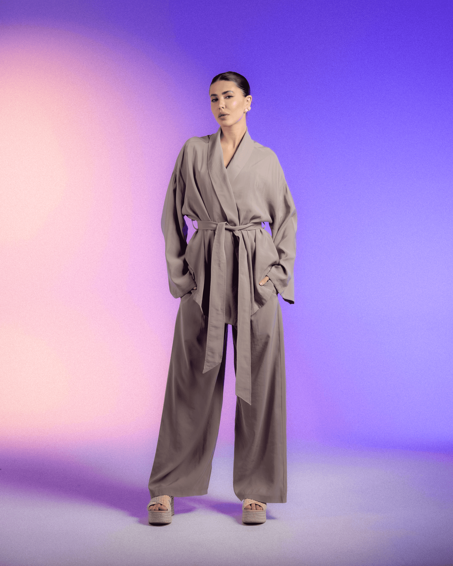 The Serene Drape Kimono Set