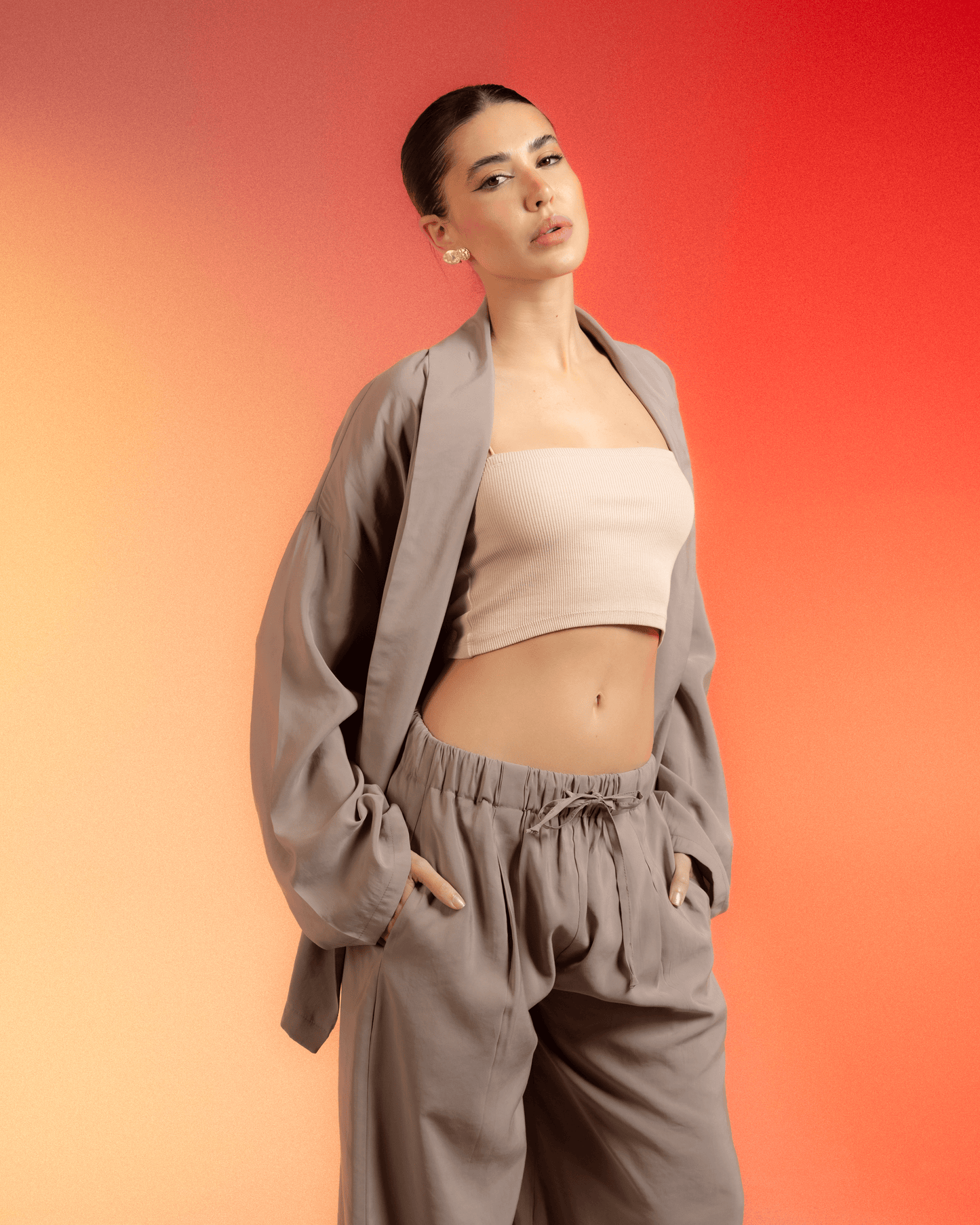 The Serene Drape Kimono Set