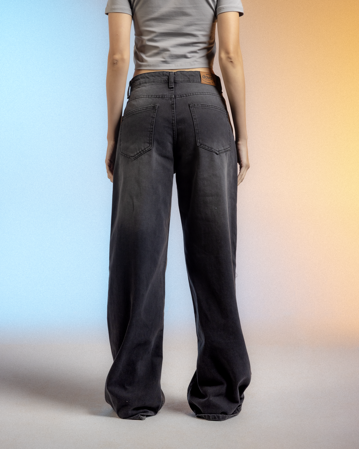 Wide Leg Monochromatic Jeans